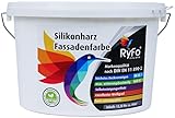 RyFo Colors Silikonharz Fassadenfarbe 12,5l (Größe wählbar) - hochwertige...