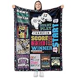 JUZGTSIT Gaming-Decke, Spieldecke, Geschenke für Jungen, weiche Fleece-Decke mit...