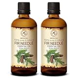 Fichtennadelöl 2x100ml - Weihnachtsbaumduft - Naturreines Ätherisches Fichtenöl - Abies...