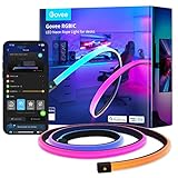 Govee RGBIC Gaming Neon LED Strip 3M, Gaming LED Strip Weiches Lich für...