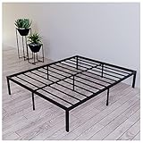 Dreamzie Bett 120x200 mit Lattenrost Metall 36cm Metallbett Robust, Leichte...