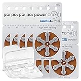 60x Varta Power One 312 Hörgerätebatterien 10x6er Blister PR41 Braun 24607 +...