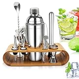 Cocktail Set, Stainless Steel Cocktail Shaker Bar Set, 750ML Bar Tool Set, 12-Teiliges...