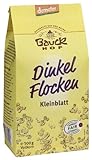 Bauckhof Dinkelflocken, Kleinblatt, 2er Pack (2 x 500 g Tüte) - Bio