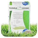 TerraDomi Rasendünger Sommer 25kg NPK 15-15-15 I Sommerdünger gegen Moos mit...