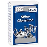 HG Silber Reinigungstuch, speziell imprägniertes Silberputztuch für die Pflege...