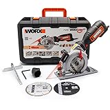 Worx WX427 Handkreissäge Worxsaw XL, 710W – Handtauchsäge mit bis zu 47mm...