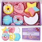 MAQUITA Badebomben Geschenkset,6Pcs Badekugeln Geschenke für Frauen, Freundin,...