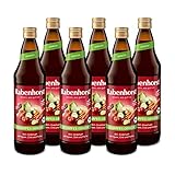 RABENHORST Scharfes Gemüse BIO 6er Pack (6 x700 ml) - Hochwertiger Gemüsesaft aus...