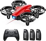 Tomzon mini Drohne für Kinder Anfänger RC Quadrocopter mit 24min Lange Flugzeit,...