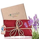 LATESSA® Rapssamenkissen mit Lavendel, aus feinsten Leinen, modern &...