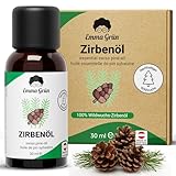 Emma Grün® Zirbenöl Ätherisches Öl [100% NATURREIN] - Wildwuchs Zirbelkiefer Öl...