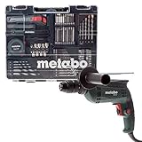 Metabo Schlagbohrmaschine SBE 650 Set mit Vario-Elektronik, Rechts-Linkslauf und...