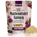 Mariendistelpulver Bio 1kg, die effektivste Heilpflanze für die Leber, 100% reine...