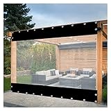 Wasserdichte PVC Pergola Seitenteile Outdoor Strapazierfähige Plane für Pavillon Veranda...