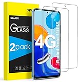 SPARIN 2 Stück Schutzfolie für Xiaomi Redmi Note 11 /11S 4G und Poco M4 Pro 4G(NO 5G),...