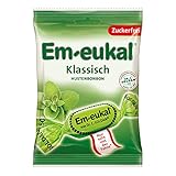 Em-eukal Klassisch Hustenbonbon zuckerfrei – Der Klassiker mit Eukalyptusöl und Menthol...