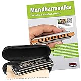 CASCHA HH 1630 DE Mundharmonika Lern-Set inklusive hochwertiger Harmonika in C-Dur...