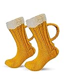 FGFD&OU Lustige Socken Herren Damen Bunte Stricksocken Winter Dicke Warme Socken Unisex...