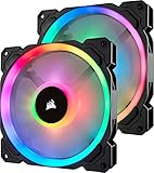 Corsair LL140 RGB LED PWM PC-Gehäuselüfter (140mm Dual Licht Loop RGB LED,...