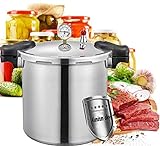 GHKWXUE Gewerbliche Küche große Kapazität 25Liter Pressure Cooker,Mit Dampfkorb perfect...