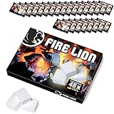 FIRE LION - 24 Anzündplatten, geschnitten in 32 oder 48 Würfel (max. 1152x Stück)...