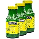 Hitchcock - 3er Pack Premium Zitronensaft Zitrone Pur 100% Direktsaft - Saft aus ca. 6...