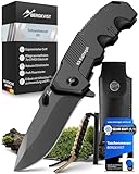 BERGKVIST® K9 Klappmesser (Einhandmesser) - scharfes Taschenmesser aus Vollmetall für...