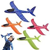 PATRICHOR Styroporflieger Flieger Styropor Kinder, 4 Stücke Flugzeug Styropor...