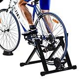 GOPLUS Rollentrainer für Fahrrad, Fahrradtrainer für 26-28 Zoll, Heimtrainer...