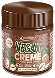 IronMaxx Vegan Protein Creme Low Sugar Schokoladenaufstrich, Geschmack Haselnuss...