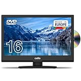 Cello C1620FS 16' (41 cm Diagonale) Full HD LED TV mit eingebautem DVD Player DVBT2 S2...