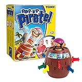 TOMY Offizielles Kinderspiel 'Pop Up Pirate', Hochwertiges Aktionsspiel für die...