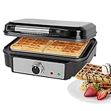 ProfiCook® Waffeleisen für belgische Waffeln mit 2 Backflächen | Waffeleisen...