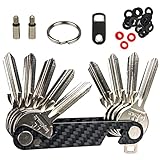 ZLIP® Key Organizer Carbon I Schlüssel Organizer aus Carbon für Damen und...