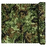 Sensong Tarnnetz Camouflage Netz Woodland 1.5 x 2 M Armee Tarnung Net für Deko...