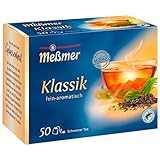 Meßmer Klassik | 50 Teebeutel | Vegan | Glutenfrei | Laktosefrei, 87,5 g