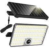 FLOWood Solarlampen für Außen, 100LED Superhelle 2000LM Solarleuchten mit...