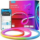 Govee Neon LED Strip 3m, RGBIC Neon LED Streifen mit App-Steuerung, DIY-Funktion, Musik...