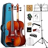 Aileen 4/4 Geige Erwachsene Anfänger, Violine Set für Kinder ab 12+ Jahre, Massive...