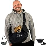 dainz® dainz® Hundetragetasche / Hundetasche für kleine Mini-Hunde bis MAXIMAL 3KG...