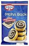 Dr. Oetker Mohn Back, 250 g, Füllung aus fein gemahlenem Blaumohn, zum Backen und...