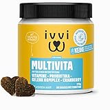 ivvi Multivitamin für Hunde als Leckerli – Rundumversorgung mit Probiotika, B...