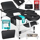 KESSER® Mobile Massageliege klappbar & höhenverstellbar 3 Zonen Massagebett Massagetisch...