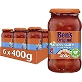 Ben's Original Sauce Süß-Sauer und extra Ananas, 6 Gläser (6x 400g)