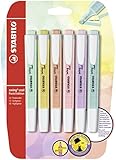 Textmarker - STABILO swing cool Pastel Edition - 6er Pack - 6 Farben