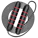 Firschoie Springseil, Rutschfester Griff aus weichem Schaumstoff 3M Speed Rope,...