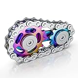 Coolden Fidget Spinner Linkage Bike Chain Fidget Toys Design 2 Gänge Spin...