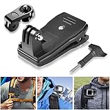 3in1 Leistungsstarke rutschfeste 360° Drehbare Action Cam Kamera Gopro Rucksack...