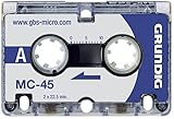 Grundig GGM4500 Diktiergeräte - Zubehöre Micro-Kassette MC45 3 Stück